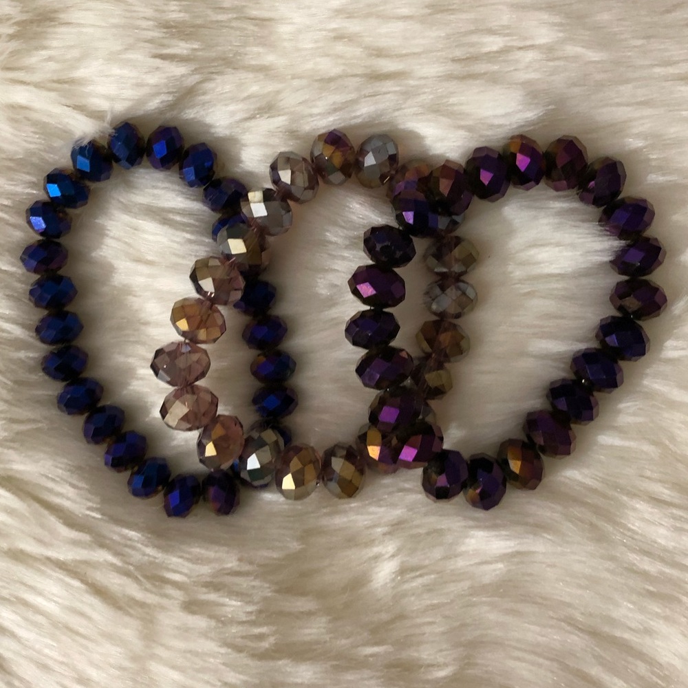 Crystal Beads Elastic Bracelet